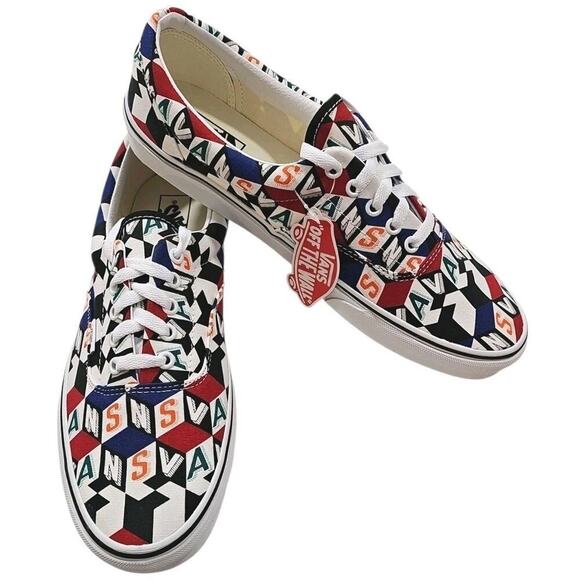 Vans ~Men\'s 12~ Era Checker Cube Multi Color Shoes Sneakers VN0A54F142X NEW. main image 11